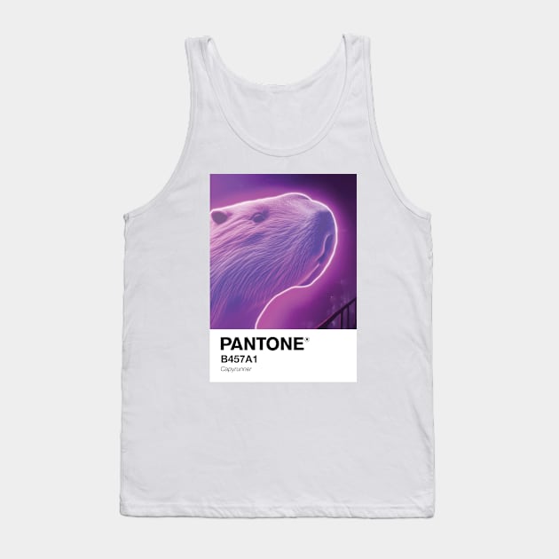 Pantone Capyrunner Portrait Tank Top by theartistmusician